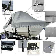 Hydra-Sports 2400 Vector Center Console T-Top Hard-Top Fishing Boat Cover