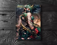 League Of Legends Akali Poster Print - No Frame