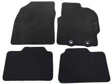 FLOOR MATS FOR TOYOTA AYGO X 2022-2024 VELOUR SET OF 4 BLACK USED