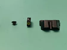 USED OEM TRIJICON GLOCK NIGHT SIGHTS BLACK WITH SCREW 17 22 23 19 34 21 20