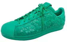 Adidas Superstar Xeno Reflective Green Brand Men’s Sz 13 Sneakers Excellent!