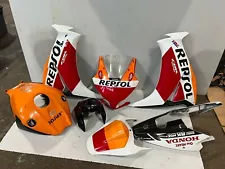 12-16 Honda CBR1000RR REPSOL SP FAIRINGS SET BODYWORK PLASTICS KIT PANELS OEM (For: 2015 CBR1000RR)