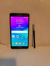 Samsung Galaxy NOTE 4 32GB SM-N910V VERIZON UNLOCKED android 6.0.1 black - USED