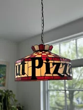 Vintage Pizza Hut Lamp -- Full-Size 18" Tiffany Style Light w/Chain -- NEW