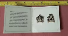 El Tesoro Tequila Hat Jacket Lapel Pin SET Don Felipe Agave Man Agave Plant