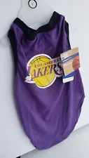 Los Angeles Lakers Dog purple shirt LA jersey clothing NBA pet product S,M,L NWT