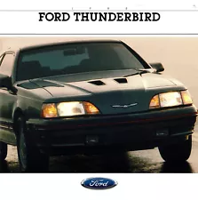 1988 Ford Thunderbird Sport LX Turbo Vintage Sales Brochure - Mint!