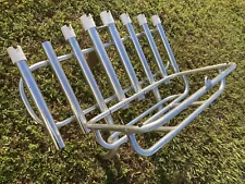 Rocket Launcher Rod Holder Rack, Welded, Aluminum, fold down For cooler/Seat 44”