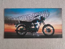 Triumph Bonneville 750 motorcycle sales brochure, 1979