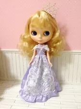 *SALE* Purple color Licca doll dress (Blythe can wear)