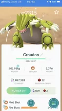 Pokemon Go - Shiny Groudon for Sale to Trade