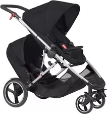 Phil & Teds New Voyager Stroller & Double Kit Black Brand New!!