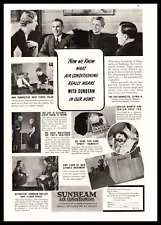 1938 Fox Furnace Co. Elyria Ohio Sunbeam Air Conditioning Home Heating Print Ad