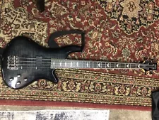 Schecter Stiletto Extreme 4-String Bass Guitar Right-Handed Black