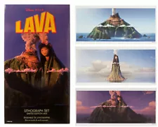 LE Disney Store Pixar Short Film LAVA Lithograph Limited Edition 400 Litho Set