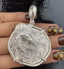 ATOCHA Silver Coin Pendant - Treasure Shipwreck Coin Jewelry