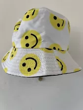 Smile Face Emoji Bucket Hat Girls