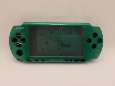 For PSP 3000 Replacement Full Housing Shell Case Dark Green No Buttons Blemish