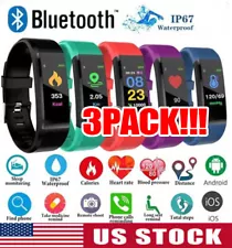 Fitness Smart Watch Activity Tracker Heart Rate For Women Men Oxygen BP Monitor