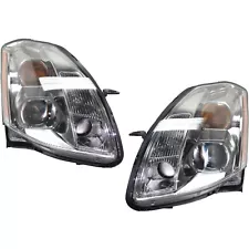 Headlight Set For 2005-2006 Nissan Maxima Left and Right With Bulb 2Pc