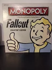 Hasbro FALLOUT MONOPOLY Collector's Edition Board Game 2015 Complete