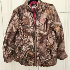 Realtree Xtra Women Hunting Camo Winter Coat NO HOOD Size Large 42-44