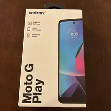 Verizon Prepaid Moto G Play 6.5” HD+ Display, 16MP Camera, Brand New Sealed