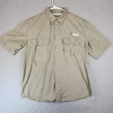 Magellan Outdoors Shirt Men's Size Medium Button Up Short Sleeve Cape Back