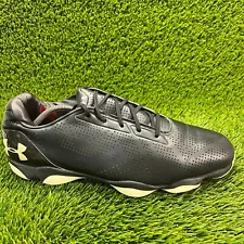 Under Armour Drive One Mens Size 13 Black Athletic Golf Cleats Shoes 1294917-001