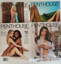 Penthouse Magazinez Lot of 4 Brand New