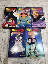 Lot of 5 Vintage 2000 Dragonball Z VHS Tapes Stereo/Color/Very Nice !