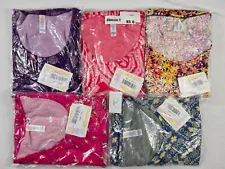 5 Women's LuLaRoe Classic T Shirt Top Comfortable Buttery Soft Size XS 6