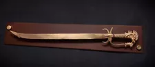 Handmade Antique look Brass Sword home decor Made sri lanka 100% Pure Brass