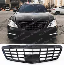 2009+ Mercedes S w221 grille AMG S65 S63 Maybach Brabus 650 VIP full Gloss Black