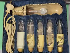 Antique Working Aerolux? Light Bulb Set / Masonic, Legion, Jesus Crucifix & More