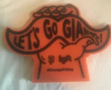 San Francisco Giants "Let's Go Giants" Foam Orange Mustache/Hand Glove