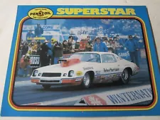 NHRA Classic 1982 Superstar Lee Shepherd #1 Camaro Pro Stock Drag Racing Handout