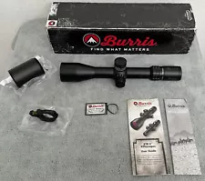 Burris XTR II 3-15x50 Illum 34mm FFP SCR MOA Rifle Scope 201032 - EXC in Box!