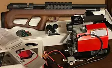 Beeman PCP 177 Caliber Air Rifle & CS2 Portable PCP Air High-Pressure Compressor