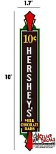 10" - 10 cent VERTICAL HERSHEY CANDY BAR FOR SODA POP VENDING MACHINE COOLER