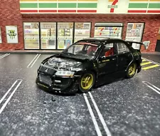 Extremely Rare Muscle Machines Mitsubishi Evo 1:64 SS Tuner Die Cast Cc9