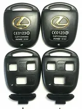 2 For 2000 2001 2002 2003 Lexus ES300 Remote Key Fob Shell Case Without Blade