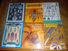 native american beading books Creative Beaded Earrings Lot Of 6 Books