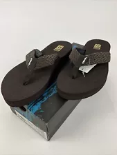 Teva Mush II Boxed Women’s Flip Flops Size 7 Tread Brown