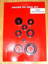 CB350 CL350 Oil Seal Kit SL350 1969 1970 1971 1972 1973 Honda Twin Rebuild Set