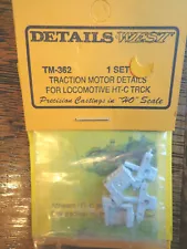 Details West HO #362 Traction Motor Details -- For Locomotive HT-C Trucks