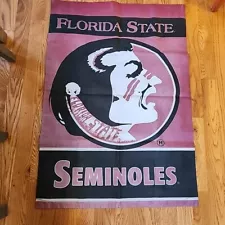 FLORIDA STATE SEMINOLES FLAG Hanging BANNER Outdoor Decor Sports Fan Gear