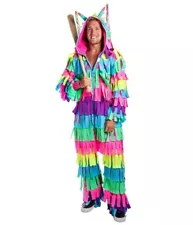 Tipsy Elves Pinata Halloween Party Costume 3XL UNISEX Hooded Jumpsuit NWT