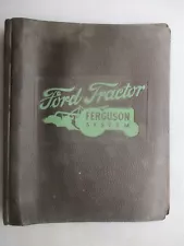 1941 Ford FERGUSON Tractor Binder of Sales Brochures, Instructions Etc