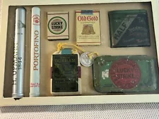 Vintage 1920s Cigarette / Cigar Displayed Framed (ESTATE SALE FIND)